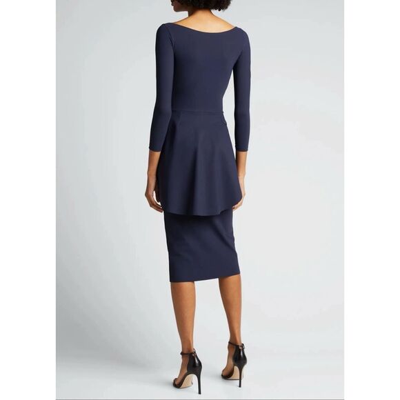 NWT Chiara Boni La Petite Robe Duth Peplum Dress US 12 $695 - Picture 3 of 6